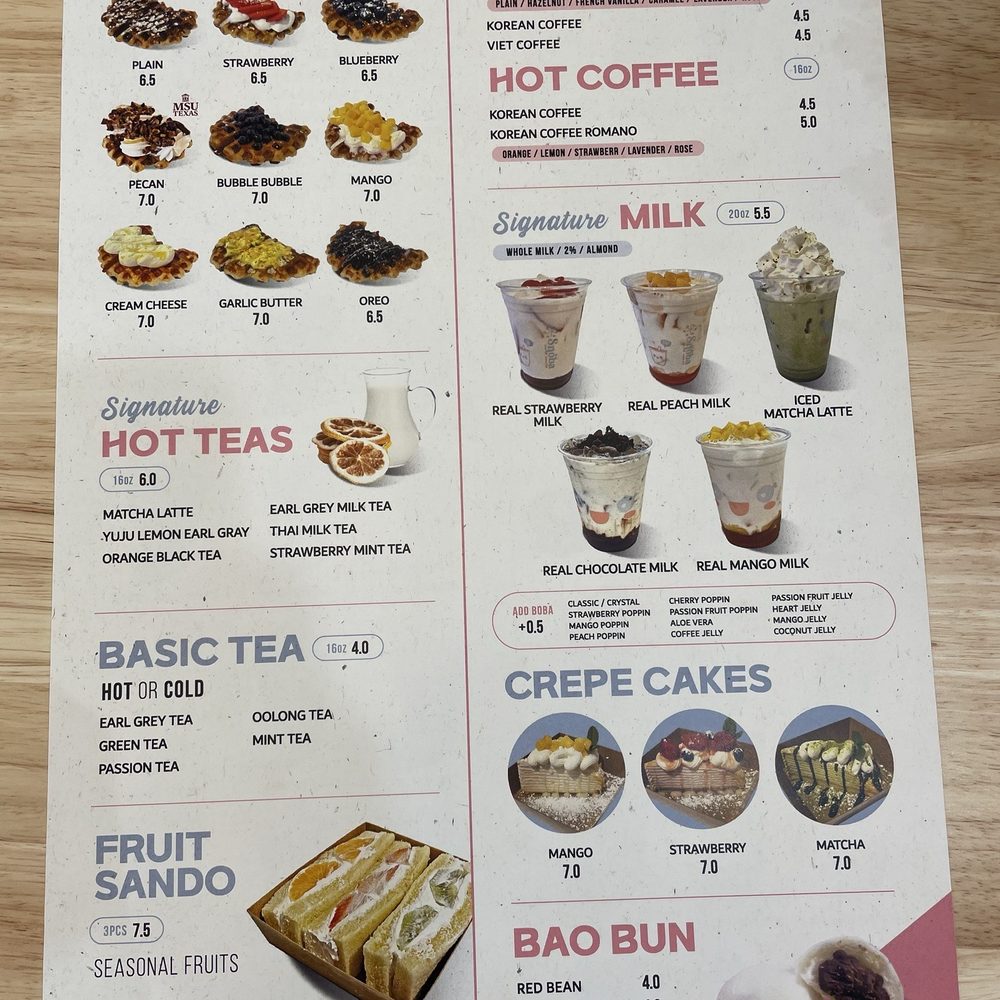 Snoba cafe - Menu 1 - Desserts Near Me - Wichita Falls, Texas Snoba cafe - Menu 1 - Desserts Near Me - Wichita Falls, Texas