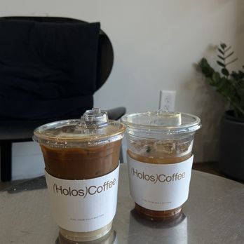 Holos Coffee - holos latte (decaf, oat milk) - Coffee & Tea Near Me - Artesia, California