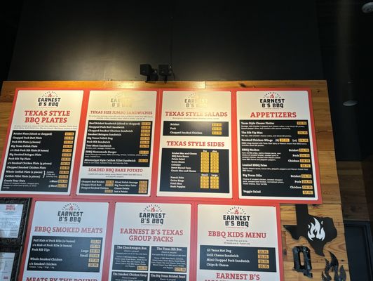 Menu photo 1 Earnest B's BBQ &Catering Frisco, TX Menu photo 1 Earnest B's BBQ &Catering Frisco, TX