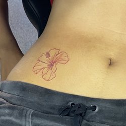 Overground Tattoo - Hibiscus flower