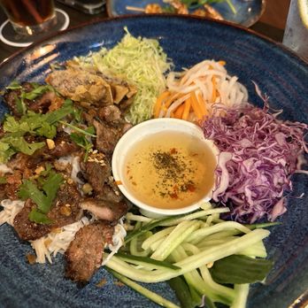 Le Emperor - Le emperors vermicelli with shrimp, beef, and egg-roll - Desserts Near Me - Cypress, Texas