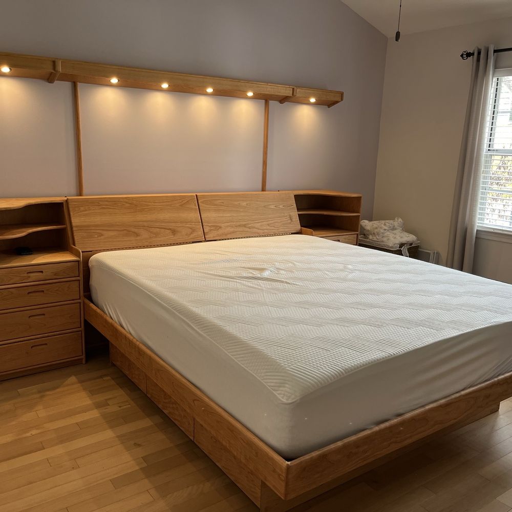 Hardwood Artisans - Contemporary California king with the light bar - Furniture Stores Near Me - Elkwood, Virginia Hardwood Artisans - Contemporary California king with the light bar - Furniture Stores Near Me - Elkwood, Virginia