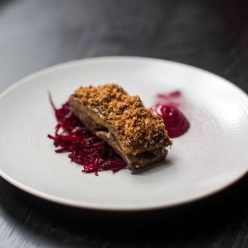 Tredwells - Slow cooked lamb belly, beetroot, brioch - British Near Me - London, XGL