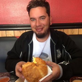 Burger Rush - Hubby lived his croissant breakfast sandwich! It was huge and soft! - Burgers Near Me - Hemet, California Burger Rush - Hubby lived his croissant breakfast sandwich! It was huge and soft! - Burgers Near Me - Hemet, California