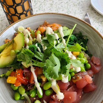 C Level - Ahi and Salmon Poke Bowl - New American Near Me - San Diego, California C Level - Ahi and Salmon Poke Bowl - New American Near Me - San Diego, California