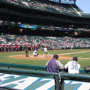 T-Mobile Park - View from my seat in Lower Box 123, Row 7 - Stadiums & Arenas Near Me - Seattle, Washington