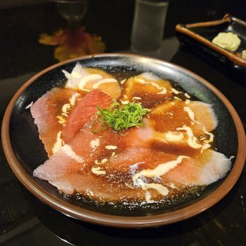 Sushi Sasabune - Overly drenched in sauce first course. Can't taste fish. - Sushi Bars Near Me - Honolulu, Hawaii Sushi Sasabune - Overly drenched in sauce first course. Can't taste fish. - Sushi Bars Near Me - Honolulu, Hawaii
