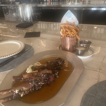 Ilya Restaurant - RACK OF LAMB - mostly fat, would not order again - Mediterranean Near Me - San Clemente, California