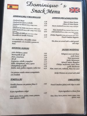 Menu photo 2 Dominique's Fuengirola, MA