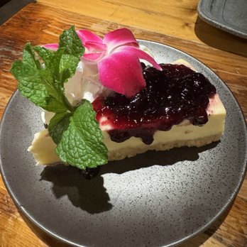 Lemongrass Brooklyn - Cheesecake With Blueberry - Thai Near Me - Brooklyn, New York