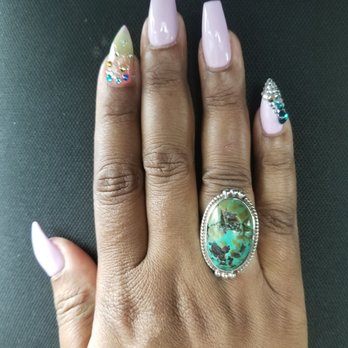 EVA Nails & Spa - Kyle you did that!! Love my designs!!! - Nail Salons Near Me - Arlington, Texas