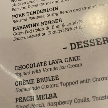Barawine - Menu - Wine Bars Near Me - New York, New York