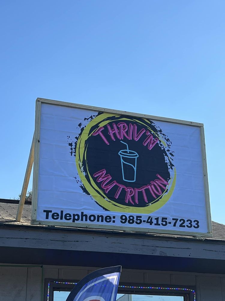 THRIV’N NUTRITION 50053 hwy 51, Tickfaw, Louisiana Bubble Tea