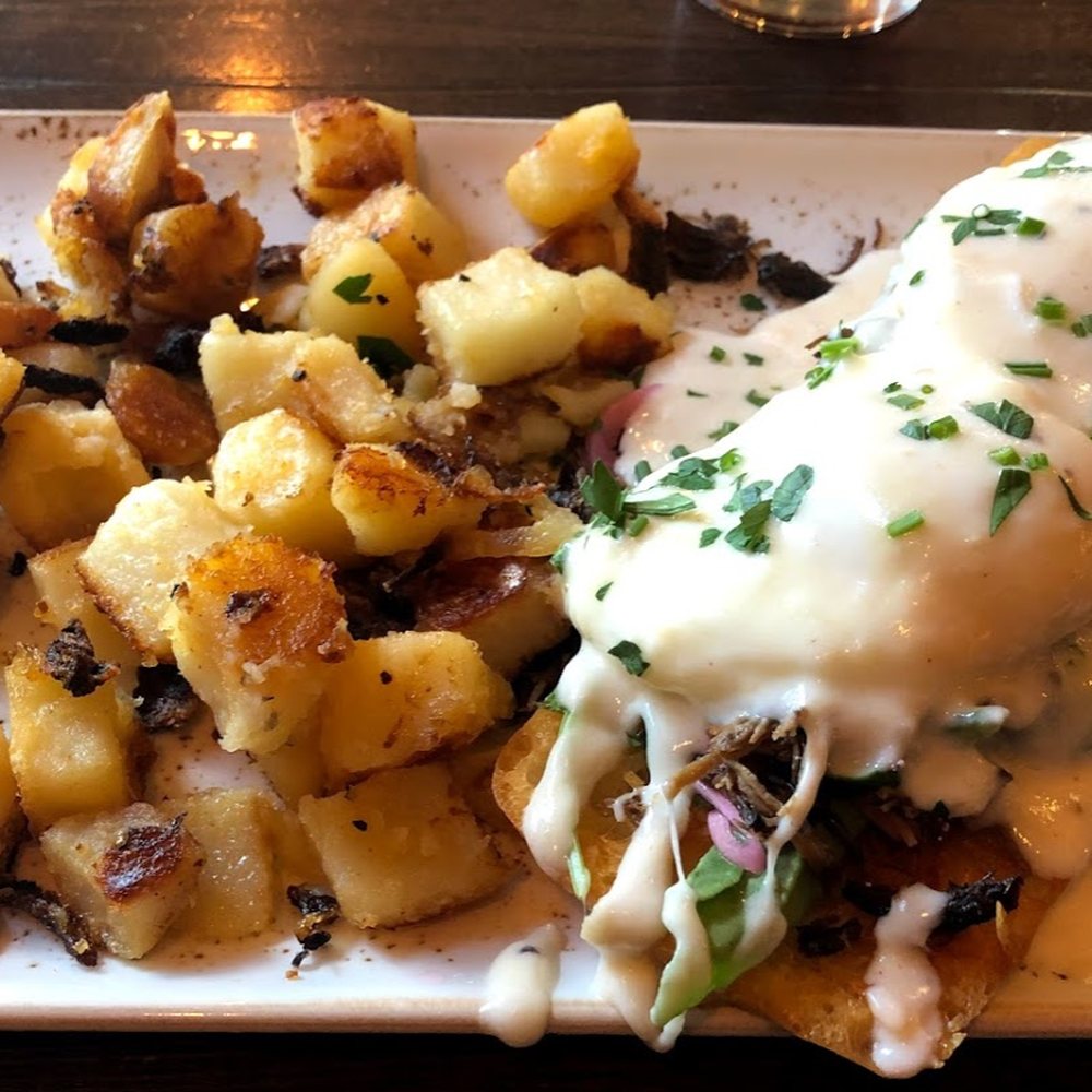 First Watch - BRAISED SHORT RIB BENEDICT with seasoned potatoes - Breakfast & Brunch Near Me - Phoenix, Arizona First Watch - BRAISED SHORT RIB BENEDICT with seasoned potatoes - Breakfast & Brunch Near Me - Phoenix, Arizona