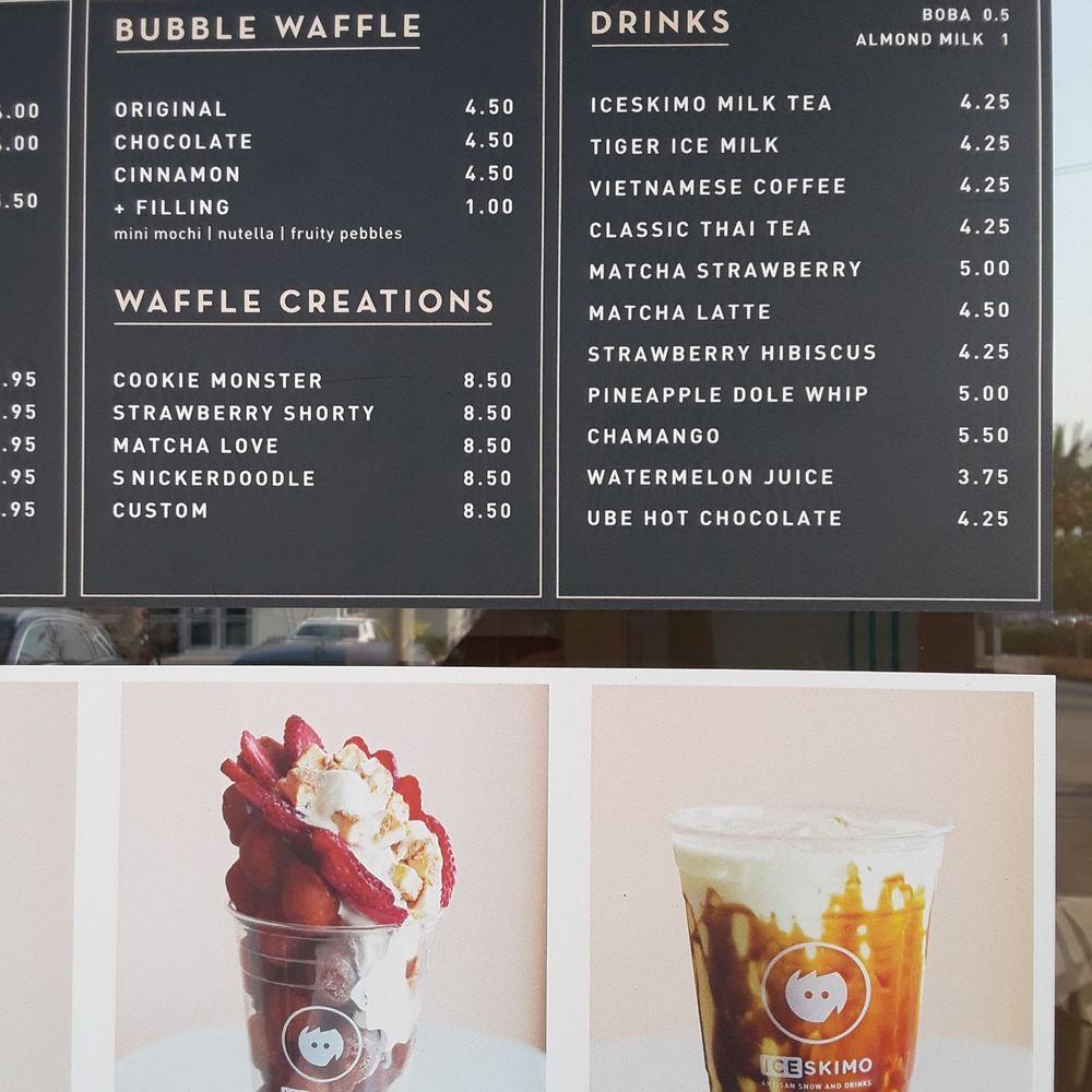 Iceskimo - Menu - Desserts Near Me - Chula Vista, California Iceskimo - Menu - Desserts Near Me - Chula Vista, California
