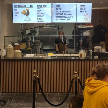 Chicken Over Rice - Service counter - Chicken Shop Near Me - San Diego, California
