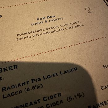 Bea - The Pom Dom mocktail. - Cocktail Bars Near Me - New York, New York Bea - The Pom Dom mocktail. - Cocktail Bars Near Me - New York, New York