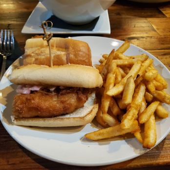 The Feed Sack North Augusta - Fish sandwich with fries - Wine Bars Near Me - North Augusta, South Carolina The Feed Sack North Augusta - Fish sandwich with fries - Wine Bars Near Me - North Augusta, South Carolina