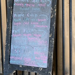 Franklin Coffee House - Partial menu