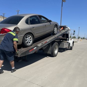 Two Bit Tow - Joaquin the tow driver, treating my car with so much care. Thank you so much!! - Towing Near Me - Haltom City, Texas