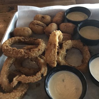 Brew Lab - Onion rings and mini corn dogs - Breweries Near Me - Overland Park, Kansas