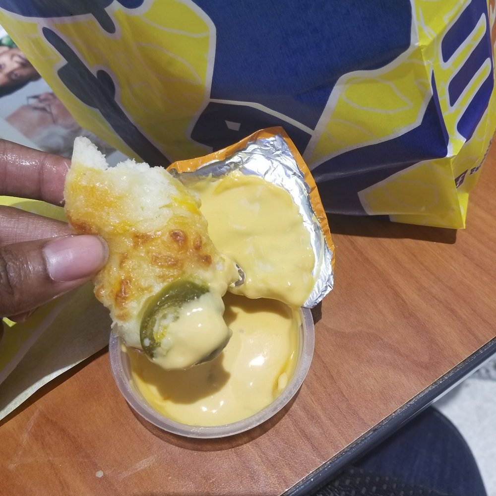 Cheese dip and pretzel Cheese dip and pretzel