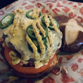 Grease Burger Beer and Whiskey Bar - The Pretzel Burger - Burgers Near Me - West Palm Beach, Florida Grease Burger Beer and Whiskey Bar - The Pretzel Burger - Burgers Near Me - West Palm Beach, Florida