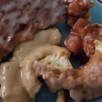 Sunshine Donuts - Apple fritter, old-fashioned maple, old-fashioned blueberry - Donuts Near Me - Sacramento, California