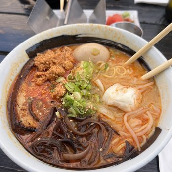 Ramen Kotori - Spicy Tan Tan Ramen with Pork Belly - Ramen Near Me - Solvang, California Ramen Kotori - Spicy Tan Tan Ramen with Pork Belly - Ramen Near Me - Solvang, California