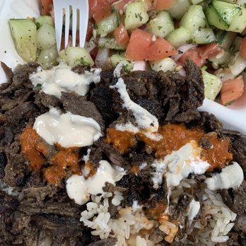 Falafel Corner - Lamb Shawarma Plate - Middle Eastern Near Me - Cambridge, Massachusetts