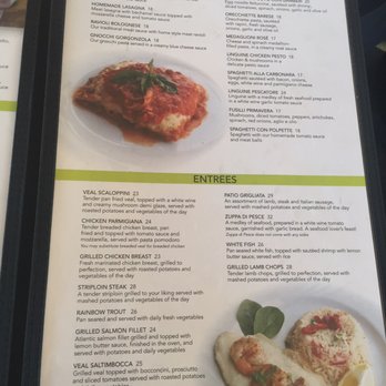 Ice Cream Patio - Menu - Italian Near Me - Woodbridge, Ontario