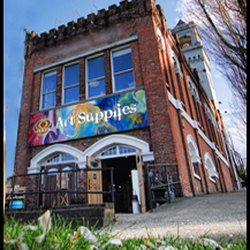 Iron Oxide Art Supplies - We are located at the front of the historic Firehall building.