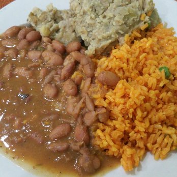 Bachata Restaurant - a plate of beans and rice - Dominican Near Me - Stamford, Connecticut