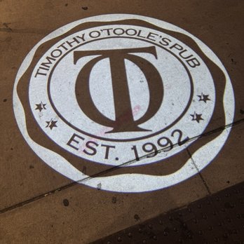 Timothy O'Toole's Pub - Logo outside pub - Sports Bars Near Me - Chicago, Illinois