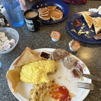 The Scratch Kitchen & Anthracite Room - Egg, onion & cheese omelette with their cheesy potatoes. - Breakfast & Brunch Near Me - Plains, Pennsylvania The Scratch Kitchen & Anthracite Room - Egg, onion & cheese omelette with their cheesy potatoes. - Breakfast & Brunch Near Me - Plains, Pennsylvania