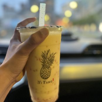 YiFang Taiwan Fruit Tea - Mango Pomelo Sago Smoothie - Bubble Tea Near Me - Seattle, Washington YiFang Taiwan Fruit Tea - Mango Pomelo Sago Smoothie - Bubble Tea Near Me - Seattle, Washington