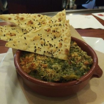 Seasons 52 - Spinach & artichoke dip - New American Near Me - Jacksonville, Florida Seasons 52 - Spinach & artichoke dip - New American Near Me - Jacksonville, Florida