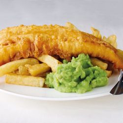 Graylings Fish & Chips - Cod, Chips & Mushy Peas! Lovely