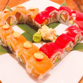 Mori Sushi - Love salmon roll and cherry blossom roll - both were solid - Sushi Bars Near Me - Saint Petersburg, Florida