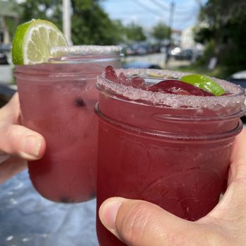 Side Street Cafe - Blueberry and jalapeño/pomegranate margs!! - American Near Me - Bar Harbor, Maine Side Street Cafe - Blueberry and jalapeño/pomegranate margs!! - American Near Me - Bar Harbor, Maine