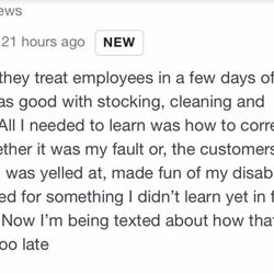 Shell Gas - Text messages of owner apologizing for his outburst. Sorry!! Too late.