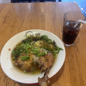 Kazan - #4 Soy Based Soba with Quarter Leg Chicken - Noodles Near Me - Beverly Hills, California Kazan - #4 Soy Based Soba with Quarter Leg Chicken - Noodles Near Me - Beverly Hills, California