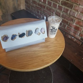 The Boogie Down Grind - My iced Latte and my bag is all I need in this life of sin ! - Coffee & Tea Near Me - Bronx, New York