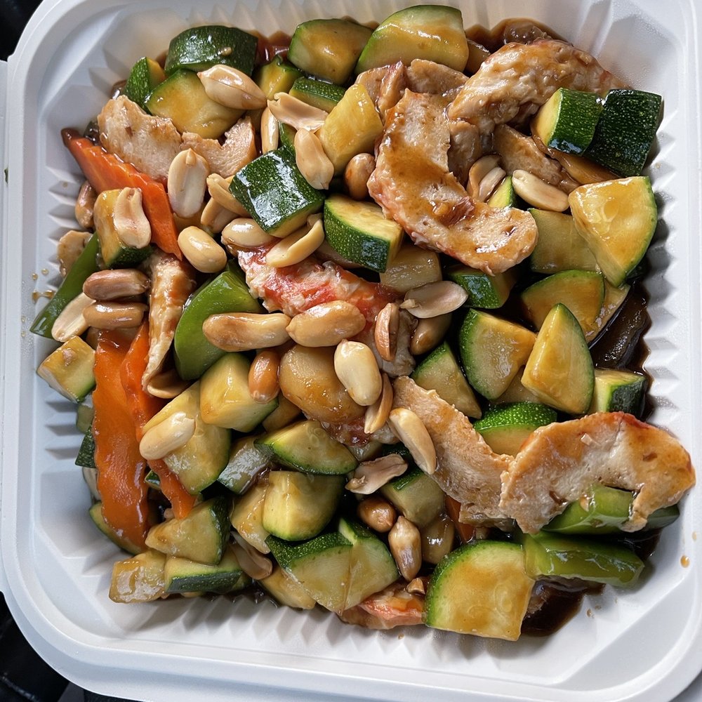 Veggie Garden - E31. Kung Pao Vegetarian Shrimp - Vegan Near Me - Mountain View, California Veggie Garden - E31. Kung Pao Vegetarian Shrimp - Vegan Near Me - Mountain View, California