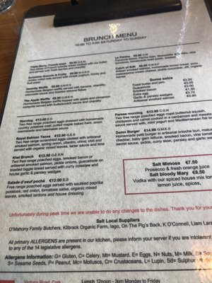 Menu photo 2 Salt Cork, CO Menu photo 2 Salt Cork, CO