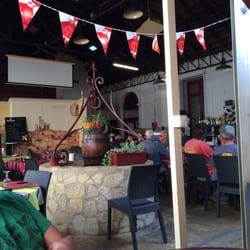 Café de la Grille - Modern warehouse space, but in a French village.