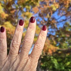 At Nails - When the leaves change to fall colors, so do my nails! Thanks, Stephen