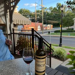 Trattoria Rosa Bianca - Porch dining