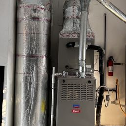 New furnace and intake sized larger. New furnace and intake sized larger.