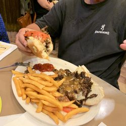 Rascals Cajun Restaurant - Huge roast beef po-boy